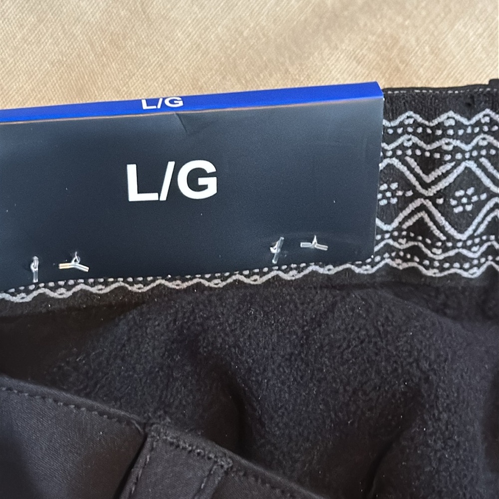 Gerry Pants Black Ski Fleece Lined‎ in Size L NWT - Picture 15 of 16